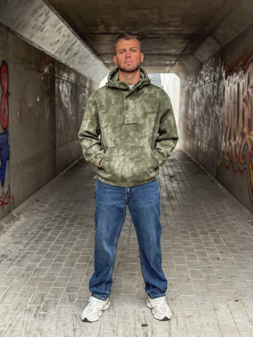 Pull à capuche Laurenz - Kaki Pull à capuche Laurenz - Kaki