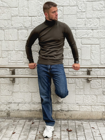 Pull col roulé Gaspard - Kaki