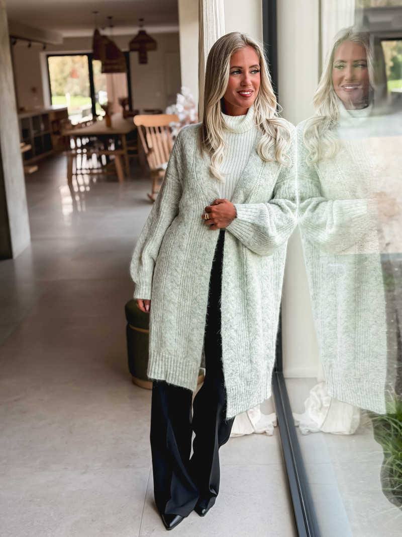 Gilet long Elinna - Gris