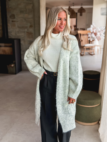 Gilet long Elinna - Gris