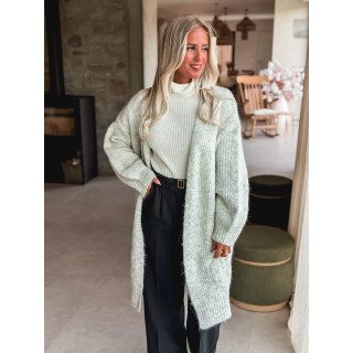 Gilet long Elinna - Gris