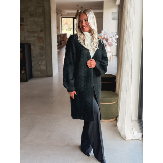 Gilet long Elinna - Noir