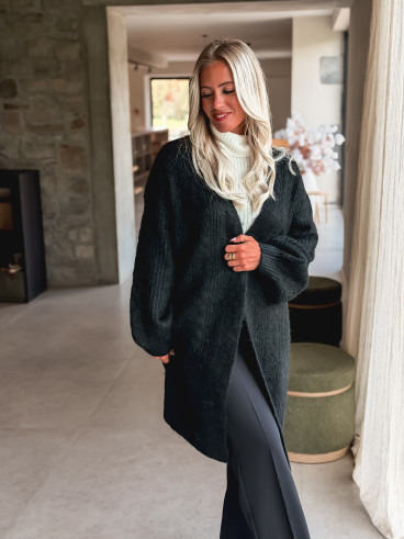 Gilet long Elinna - Noir