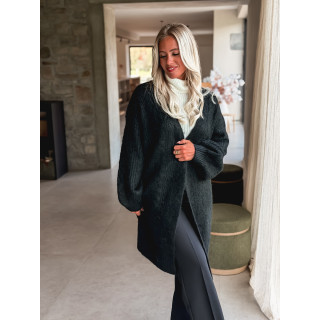 Gilet long Elinna - Noir