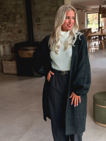 Gilet long Elinna - Noir