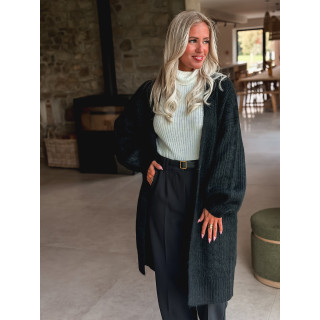 Gilet long Elinna - Noir