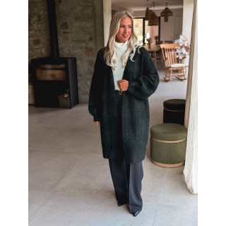 Gilet long Elinna - Noir
