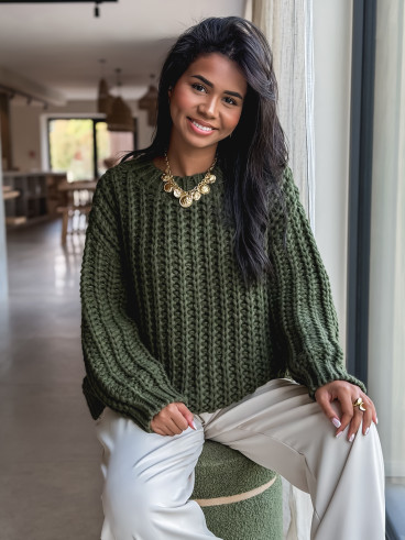 Pull Noréllia - Kaki