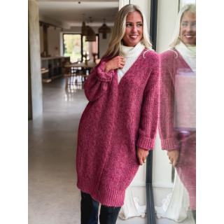 Gilet long Elinna - Violet