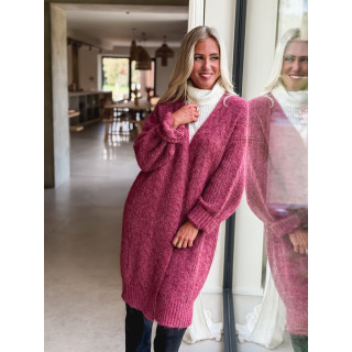 Gilet long Elinna - Violet