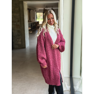 Gilet long Elinna - Violet