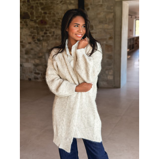 Gilet long Elinna - Beige