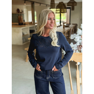 Blouse Dalyria - Bleu marine