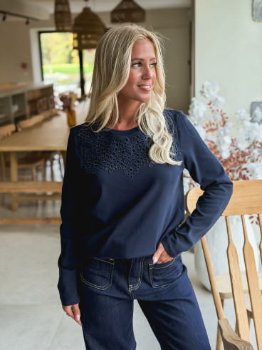 Blouse Dalyria - Bleu marine