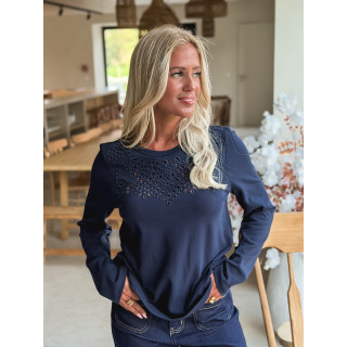 Blouse Dalyria - Bleu marine