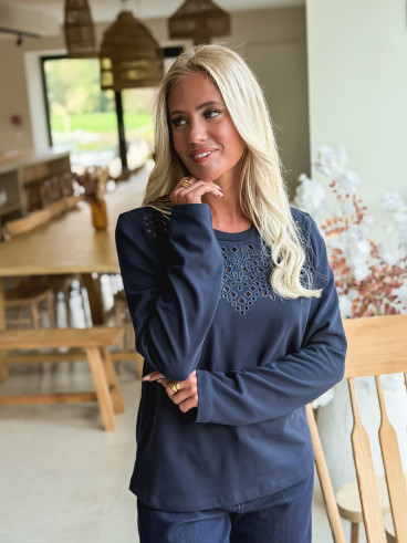 Blouse Dalyria - Bleu marine
