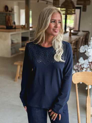 Blouse Dalyria - Bleu marine