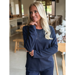 Blouse Dalyria - Bleu marine