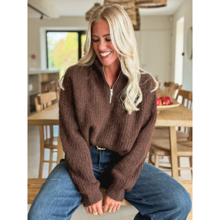Pull Caleyna - Chocolat