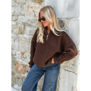 Pull Caleyna - Chocolat