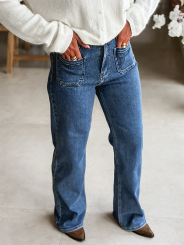 Jeans Anna - Bleu