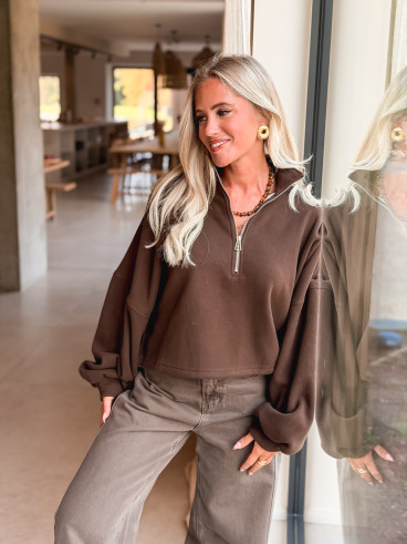 Pull Thais - Chocolat