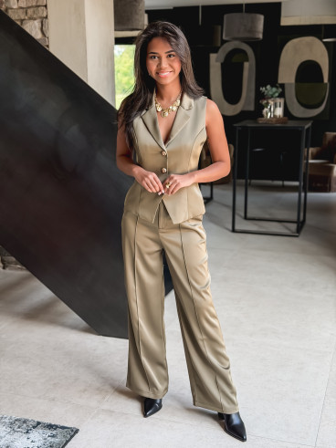 Pantalon Avelina - Kaki