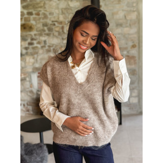Pull Historia - Taupe