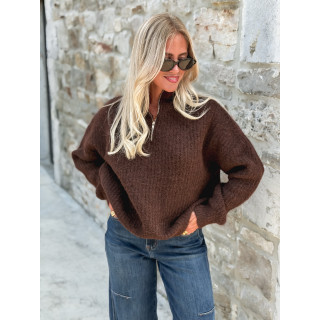 Pull Caleyna - Chocolat