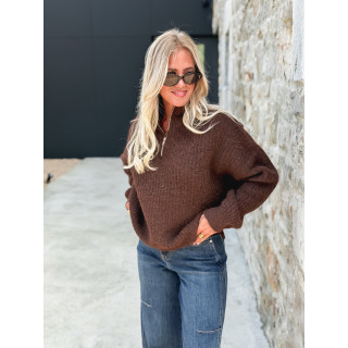 Pull Caleyna - Chocolat