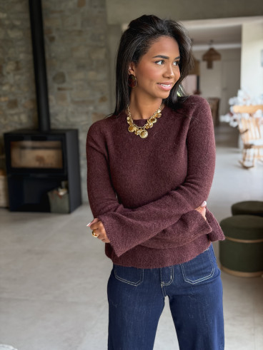 Pull Manelise - Chocolat
