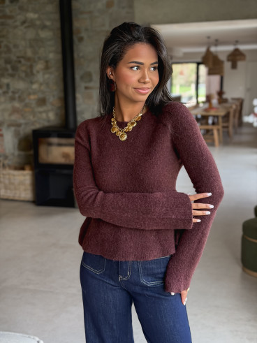 Pull Manelise - Chocolat