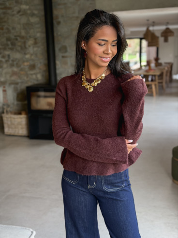 Pull Manelise - Chocolat