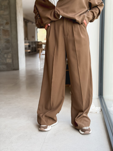 Pantalon Tania - Chocolat