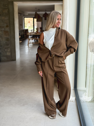 Pantalon Tania - Chocolat