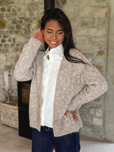 Gilet Myrelis - Taupe