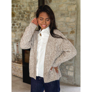 Gilet Myrelis - Taupe