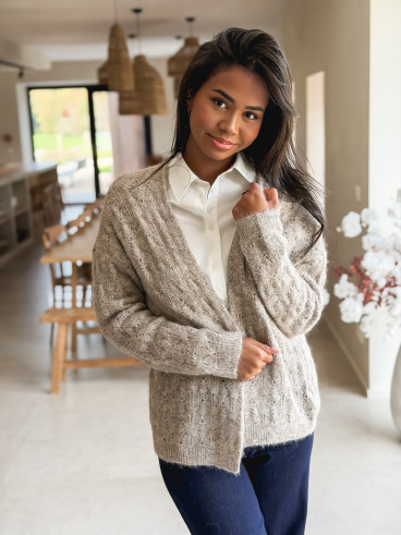 Gilet Myrelis - Taupe