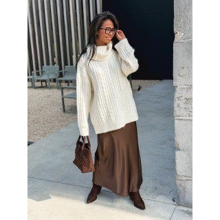 Jupe longue Vaïana - Moka