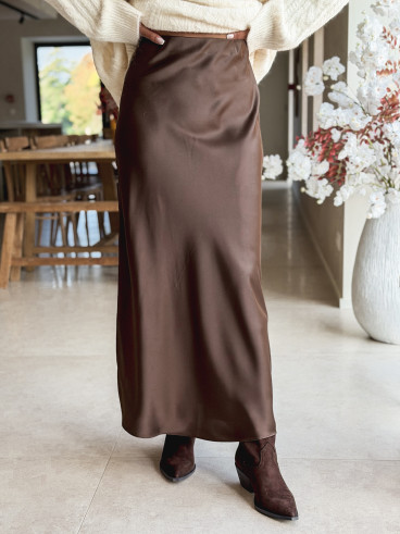 Jupe longue Vaïana - Moka