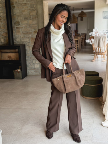 Pantalon Malee - Chocolat