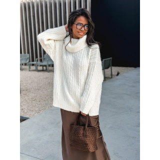 Robe courte Thiora - Ecru