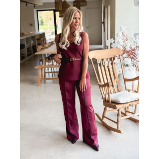 Pantalon Avelina - Bordeaux