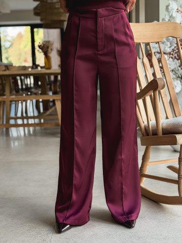Pantalon Avelina - Bordeaux