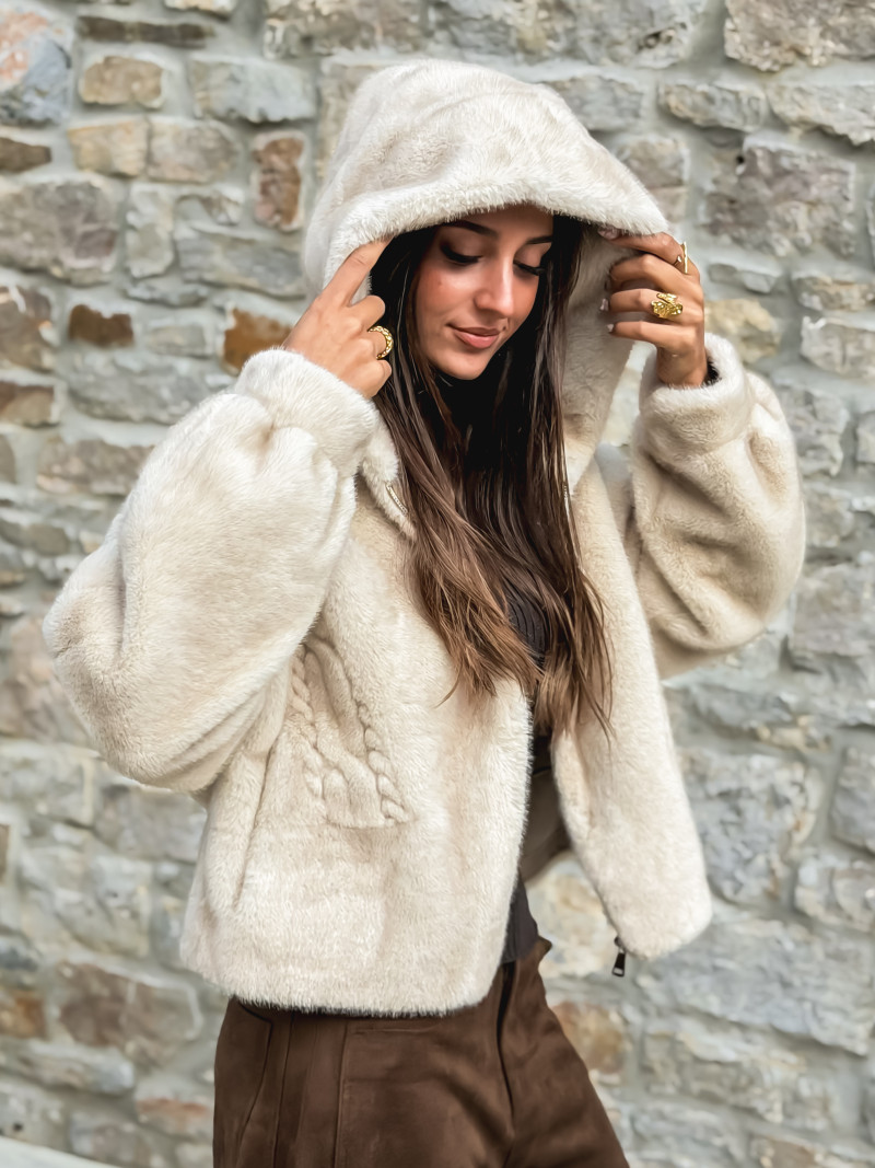Veste Suède - Beige