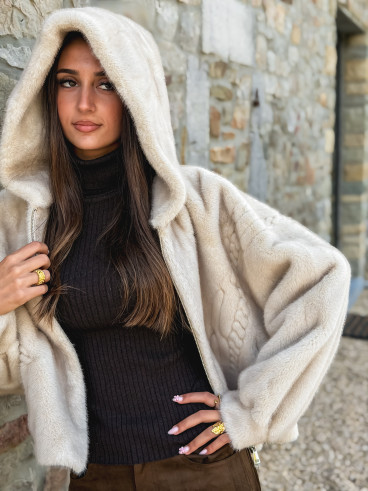 Veste Suède - Beige