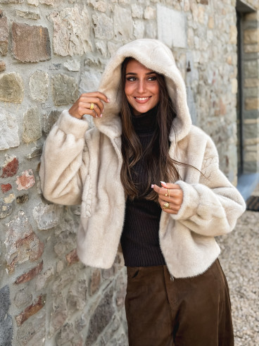Veste Suède - Beige