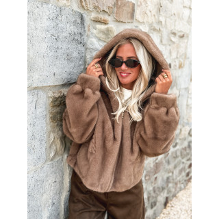 Veste Suède - Camel