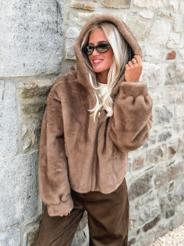 Veste Suède - Camel