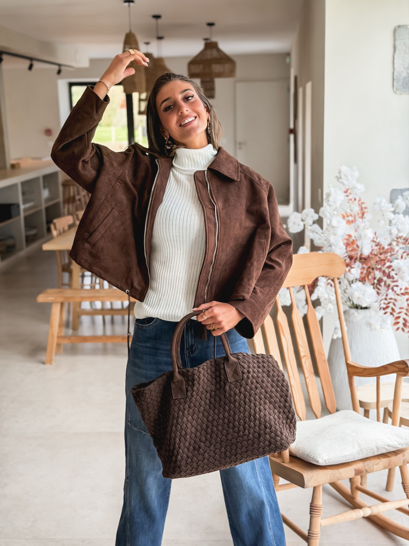 Sac à main Aélia - Chocolat
